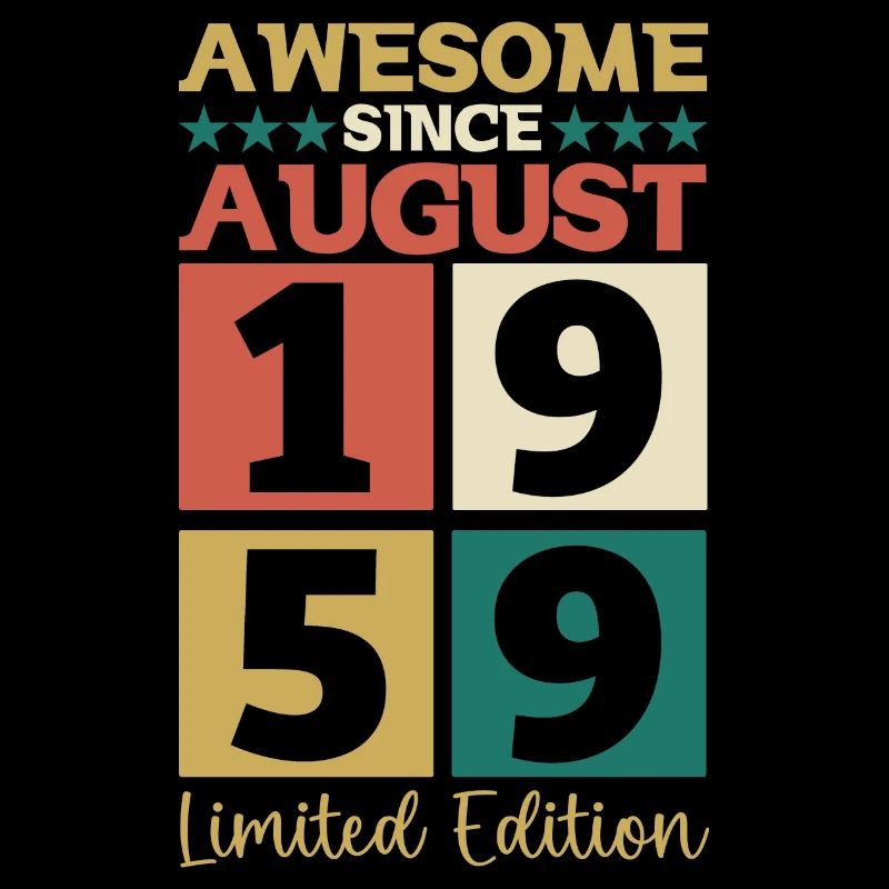 Awesome since August 1959 63rd Birthday Gift