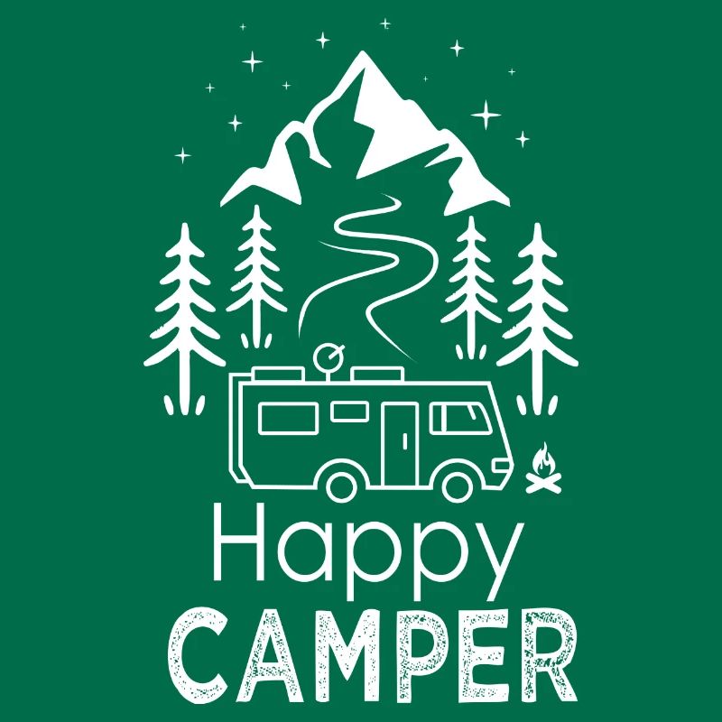 Happy Camper Van Campervan cooles Camper-Geschenk