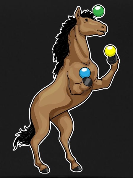 Jongleur de cheval