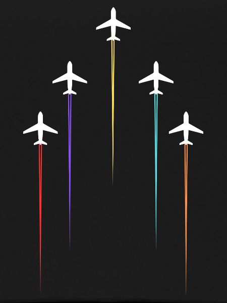 Colour overhead lines