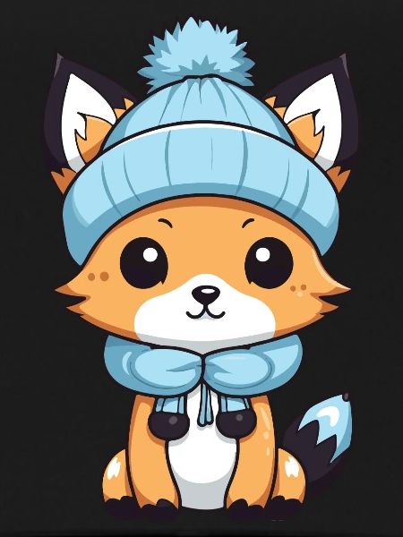 Fuchs Winter Comic