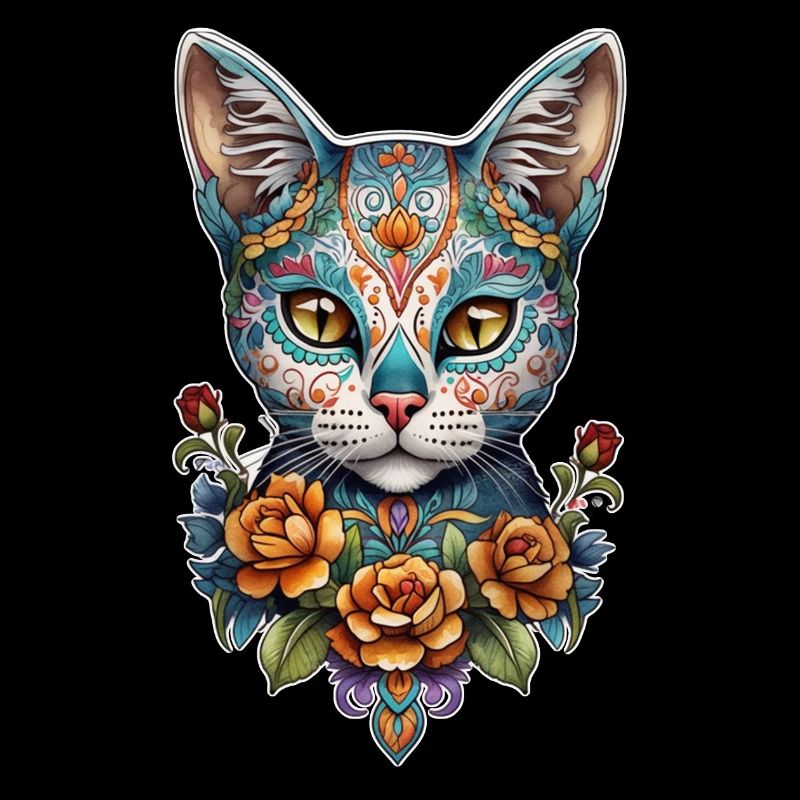 Cat Mexico - Dia de los Muertos