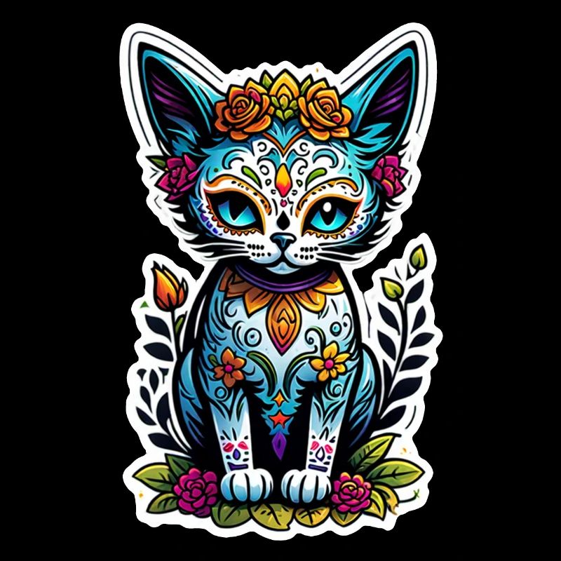 Cat Mexico - Dia de los Muertos