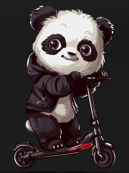 Panda Scooter