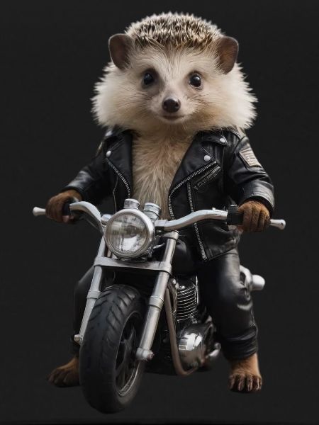 Biker hedgehog