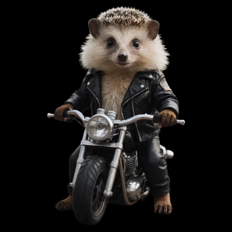 Biker hedgehog
