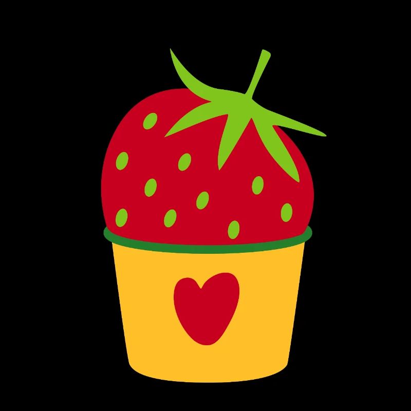 Icecream Eis Erdbeere Erdbeereis Cupcake süß