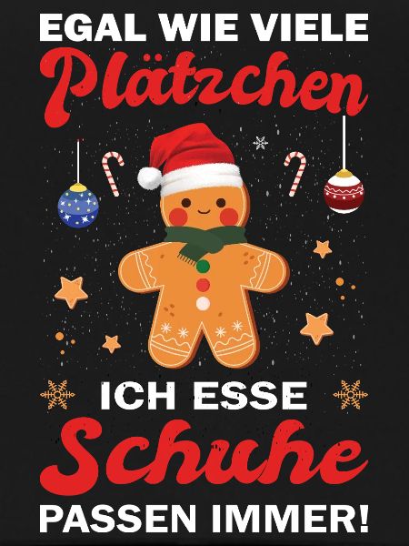 Weihnachtsgeschenk Lebkuchenmann Plätzchen Schuhe