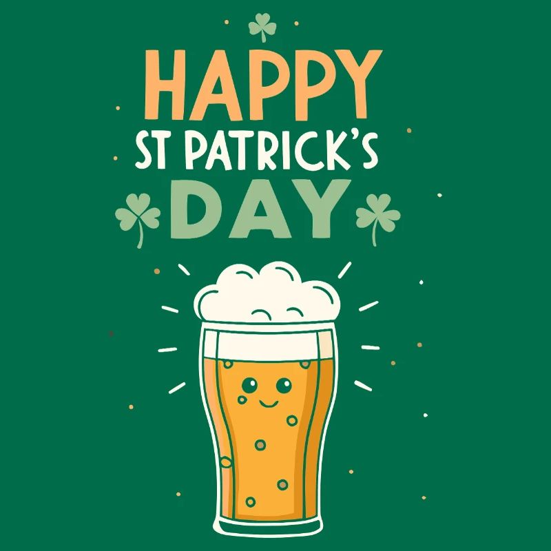 Pinte joyeuse Saint-Patrick
