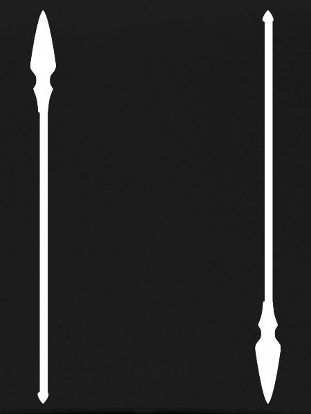 Spear Silhouette Crest