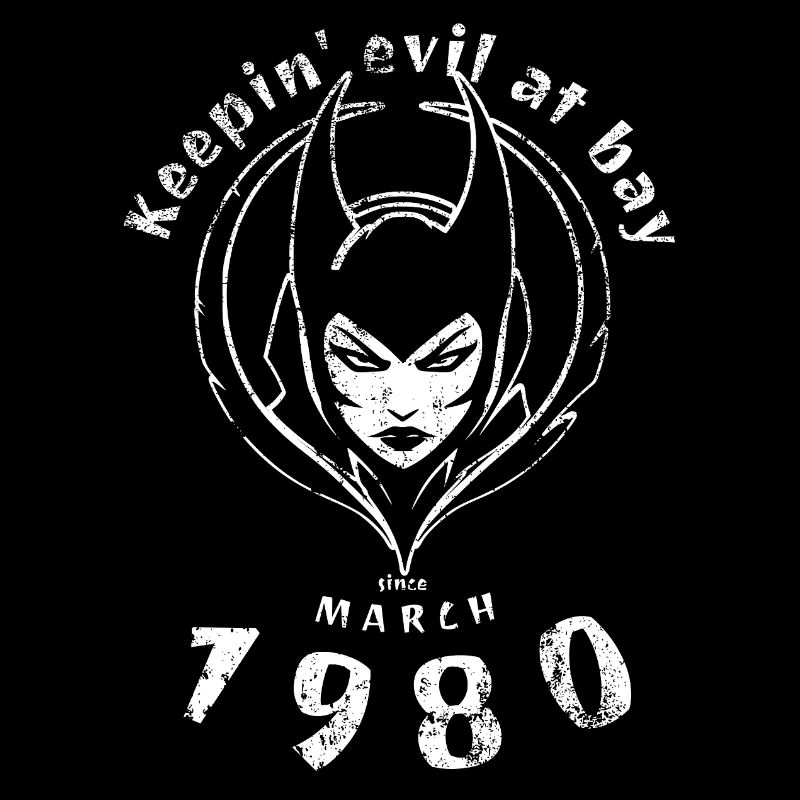 45. Geburtstag Keepin evil at bay since 03/1980