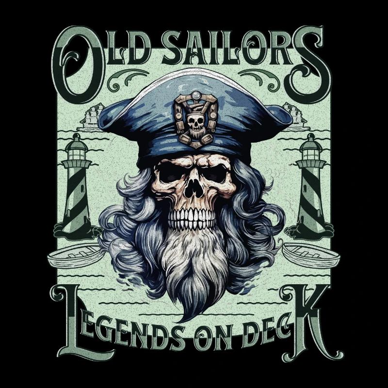 Sailor Skull Skull Captain Ahoy Ship