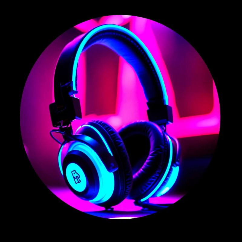 Neon-Kopfhörer