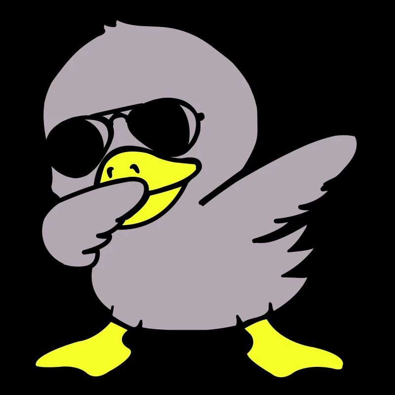 duck dabbing sonnenbrille