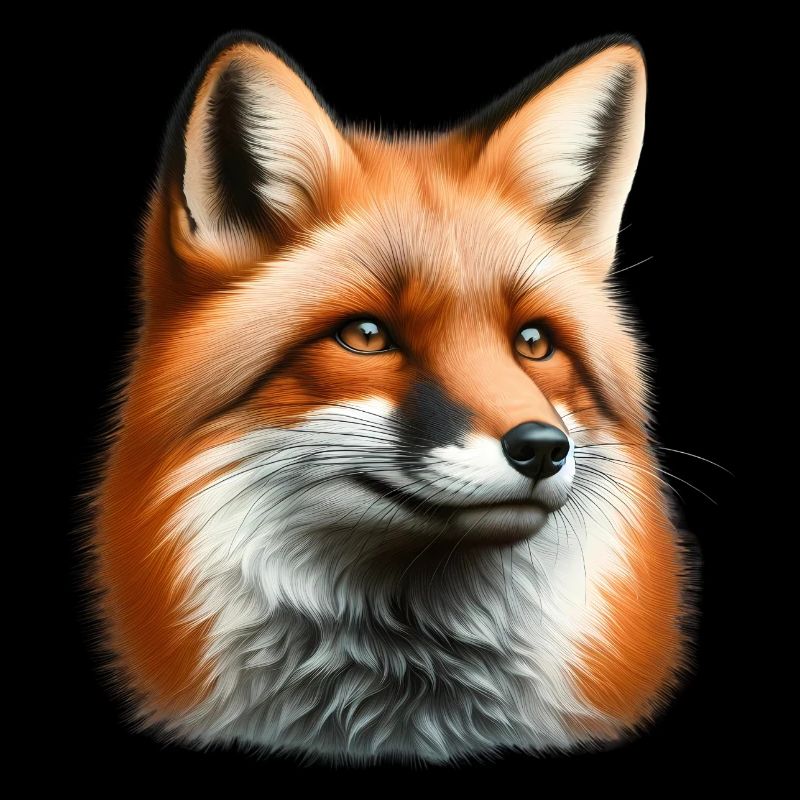 Trippy Polka Dot Fox