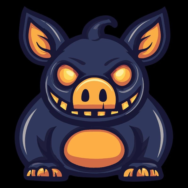 Pig Halloween Funny Boar