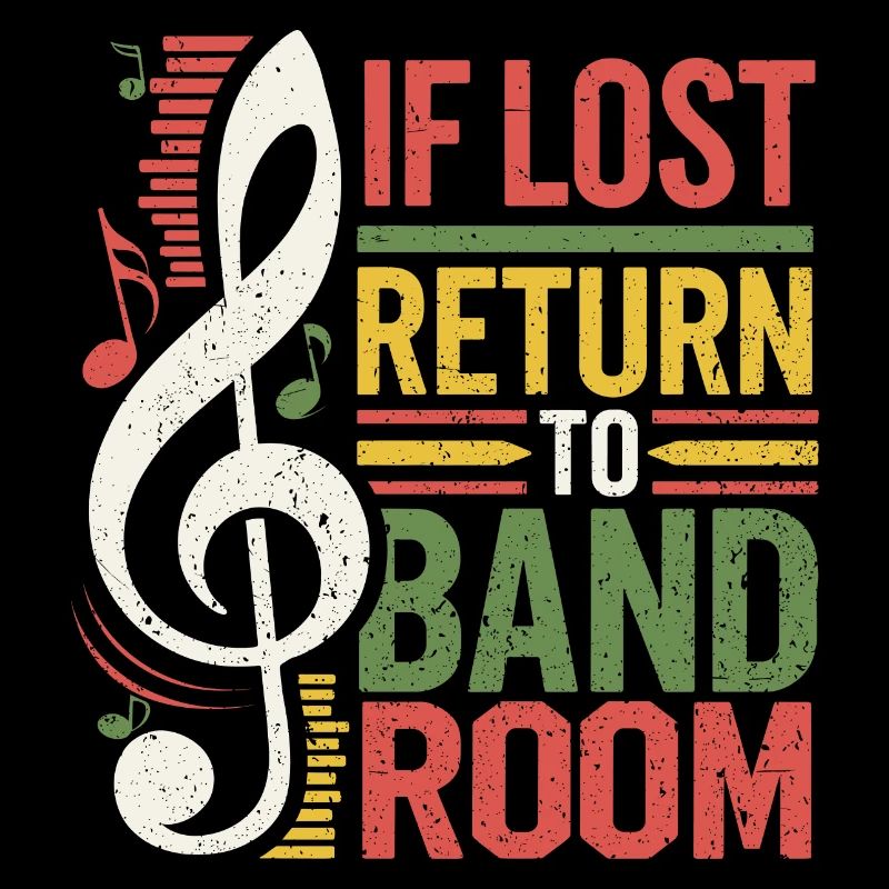 Funny design for musicians