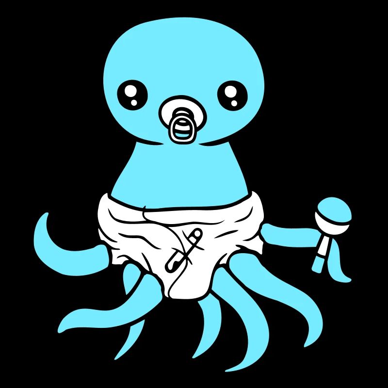 Octopus Baby Rattle Diaper Pacifier Child Born