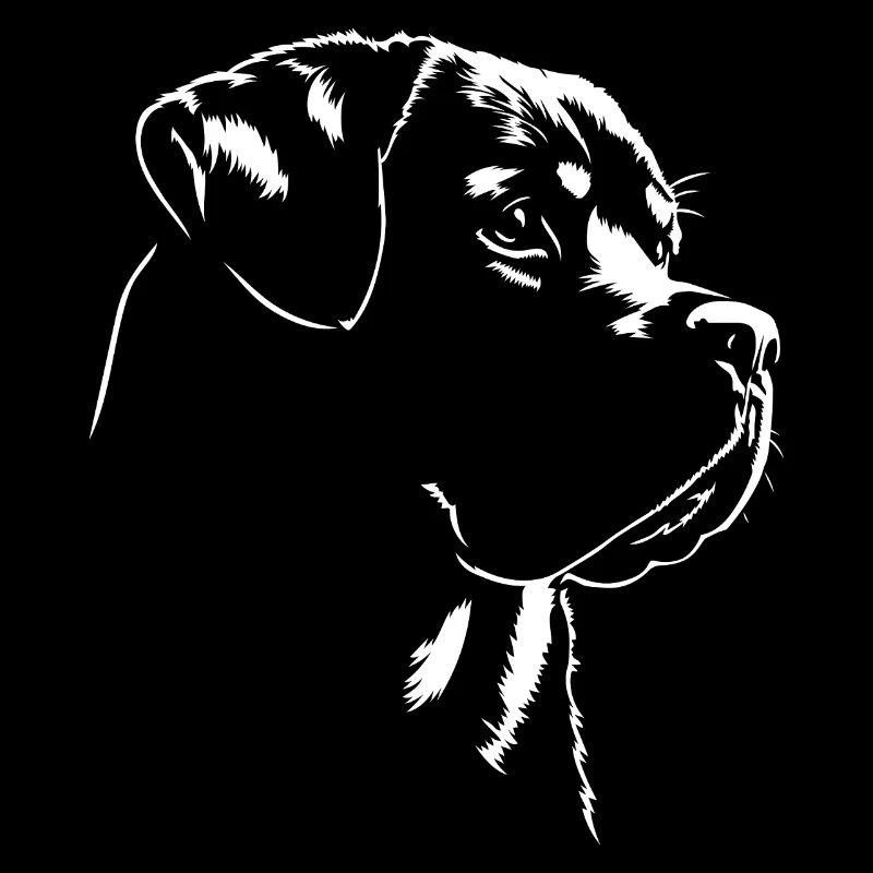 Rottweiler Silhouette Hunde Hund Rottie Wilsigns