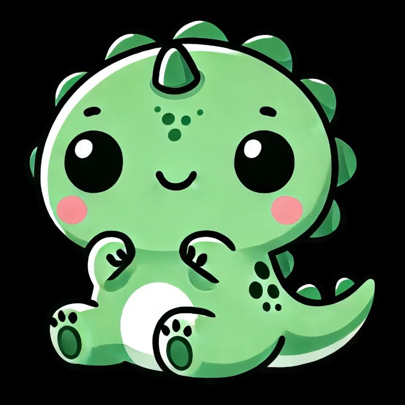 Süßer Dino T-Rex Chibi