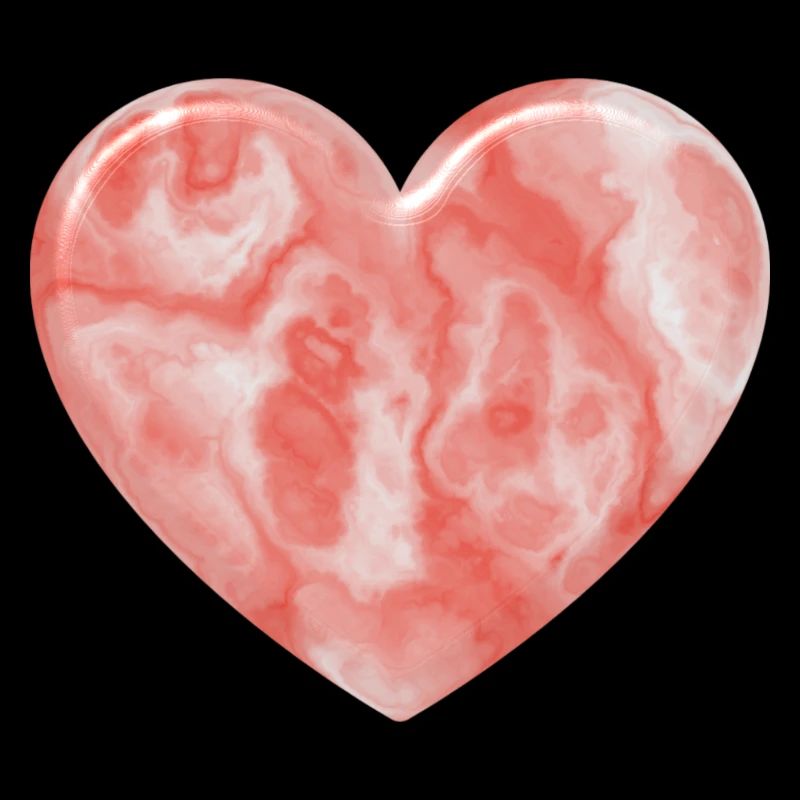 Pink Marble Heart
