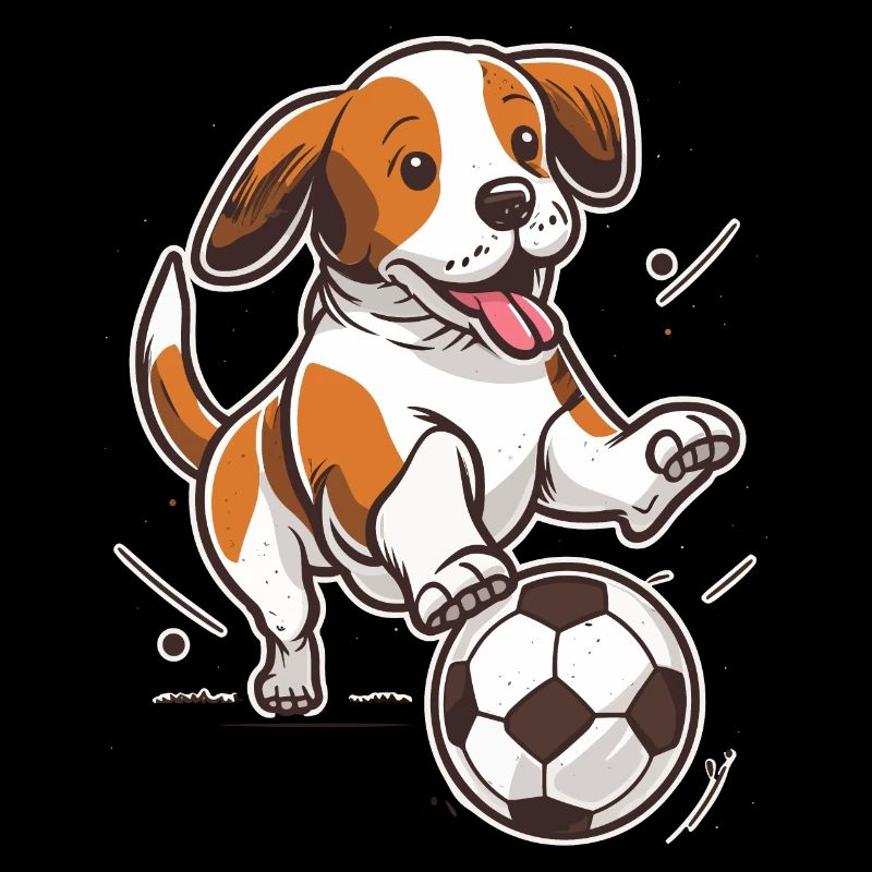 Fußball Welpe