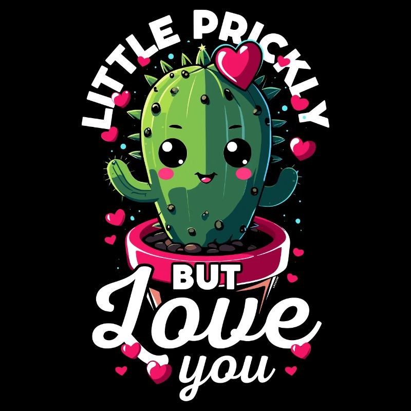 Un peu épineux mais je t'aime - Cute cactus