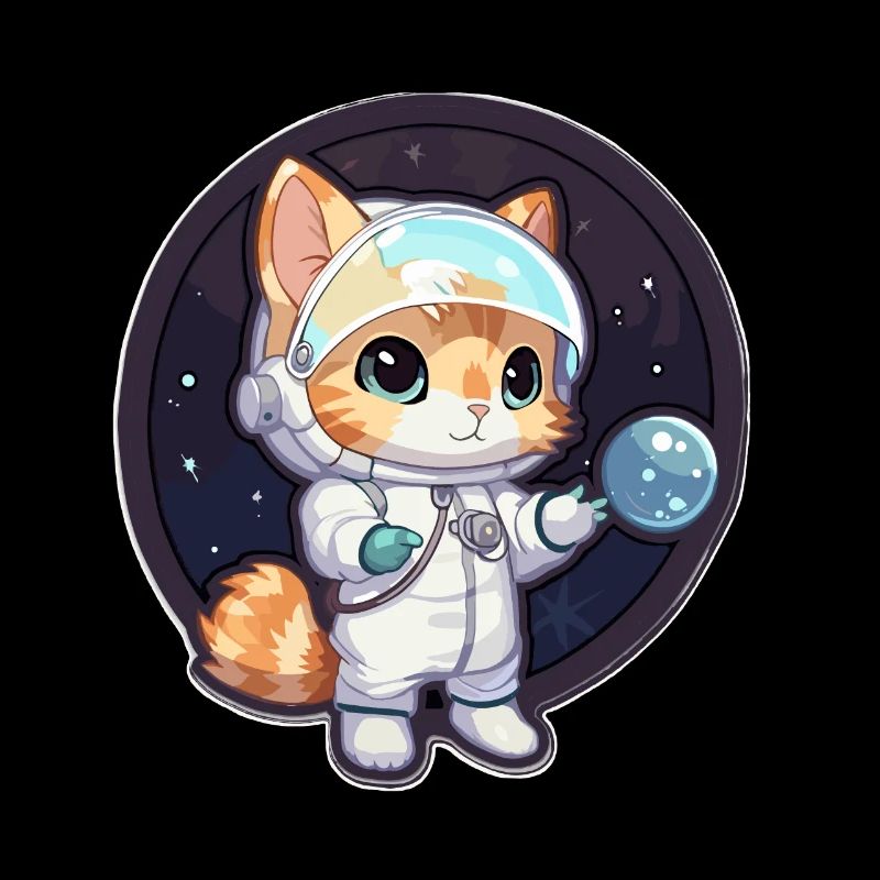 Astronaut Kitty erforscht die kosmische Grenze