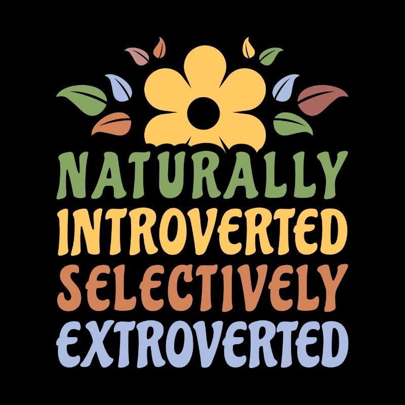 Naturellement introverti Extraverti sélectivement