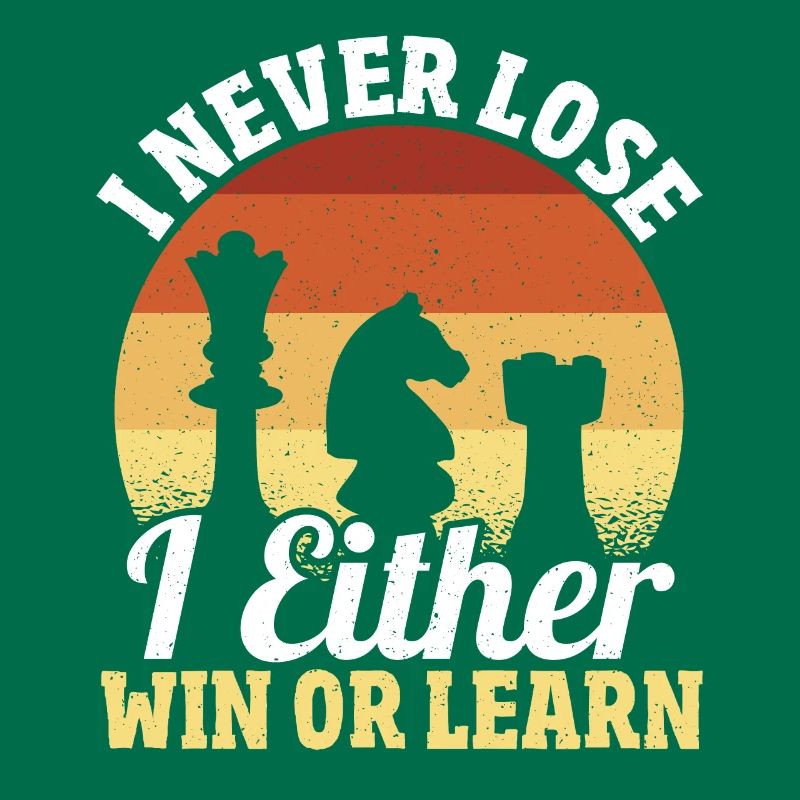 Ich verliere nie Ich gewinne oder lerne