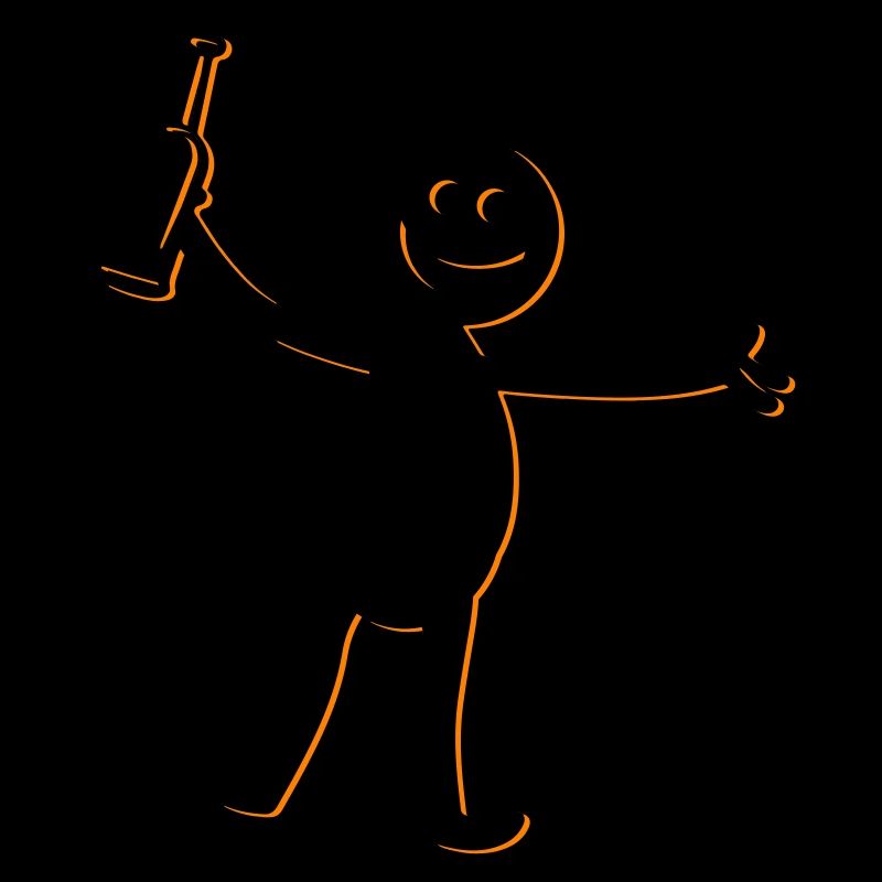 Beer Party Silhouette