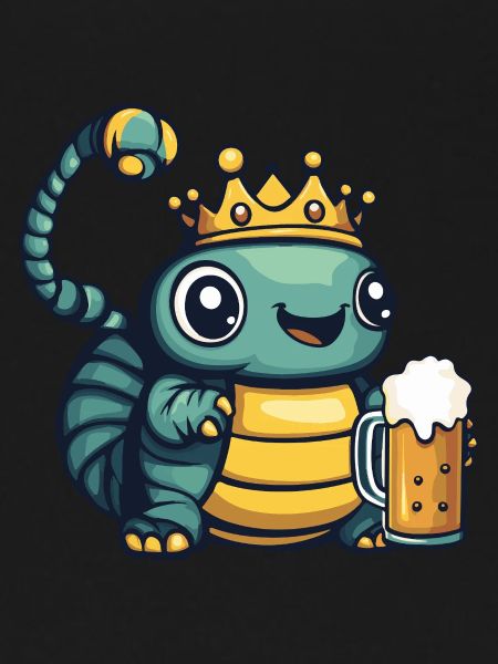 Worm Beer Funny