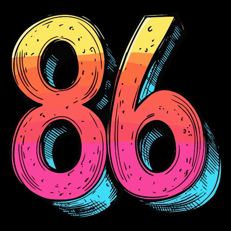 86 Symbole numérique