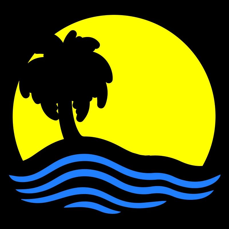 Palmier de l’île d’été