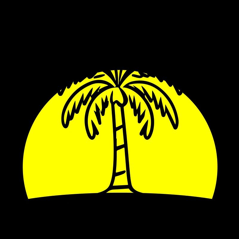 Island Palm Tree Summer Sun
