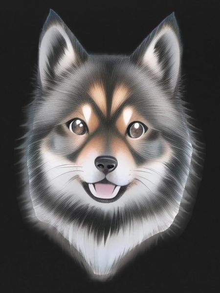The cute dog