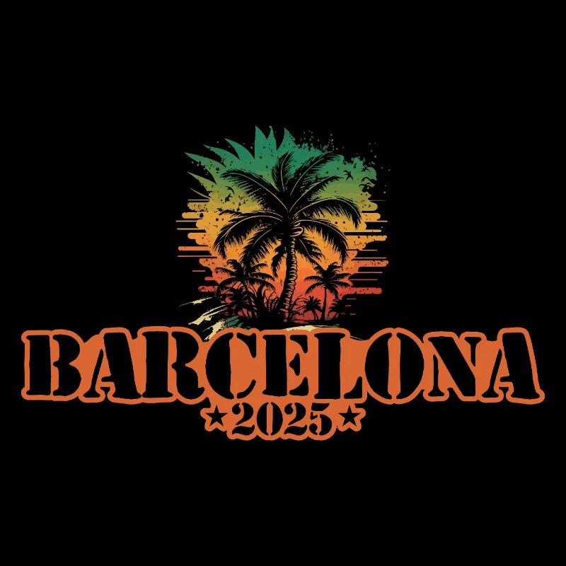 Palmiers de Barcelone 2025