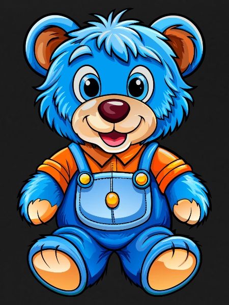 Teddy bleu