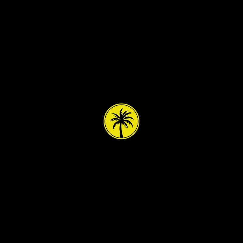 Palm tree line icon