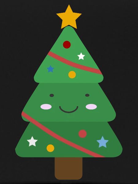 Cute Christmas tree