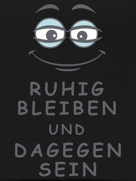 Dagegen sein
