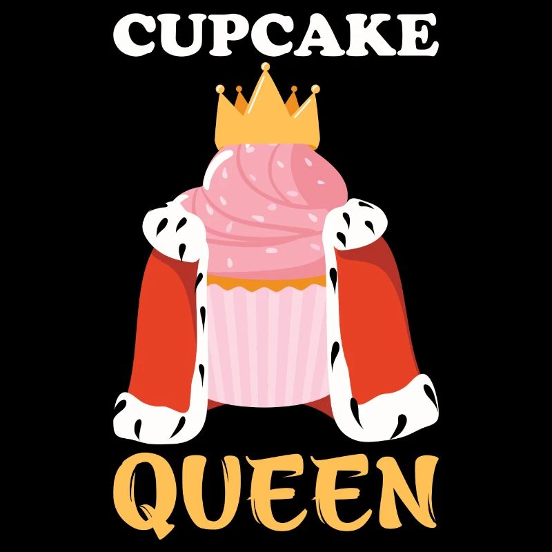 Cupcake Queen – Queen with Crown Design