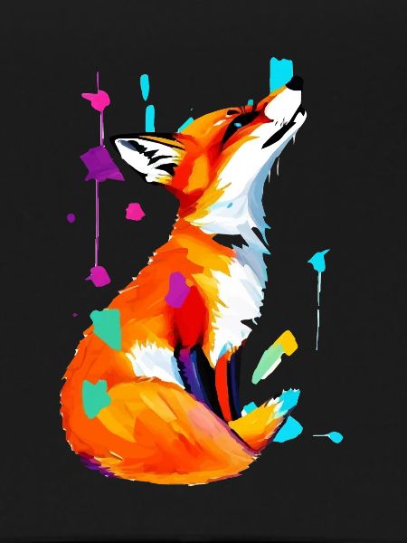 Farbexplosion Fuchs