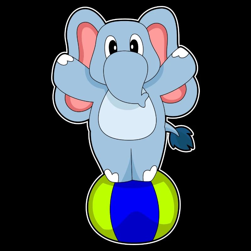 Elephant Circus Gymastic Ball