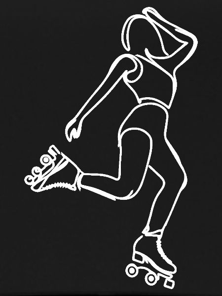 Roller Skater Drawing