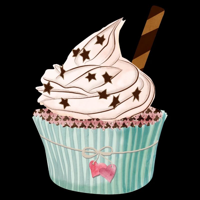 Cupcake avec coeur