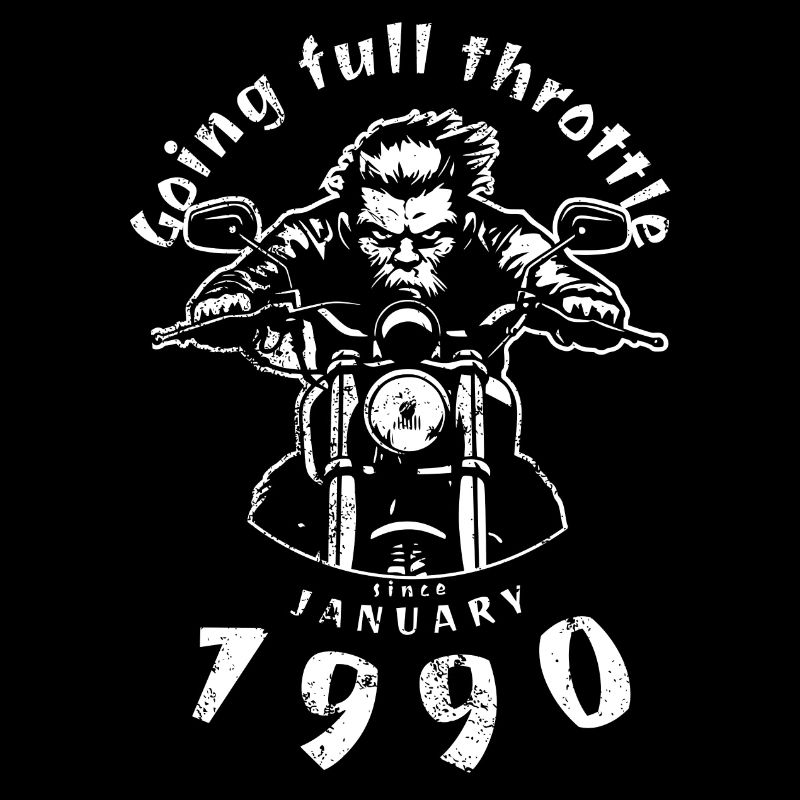 35. Birthday Going full throttle since 01/1990