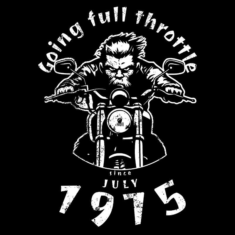 50. Geburtstag Going full throttle since 07/1975