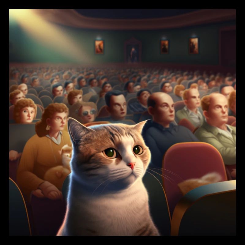 Le chat dans le film