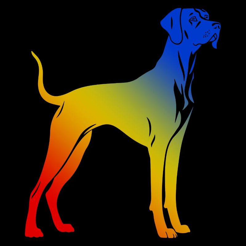 Great Dane Hund Bunt